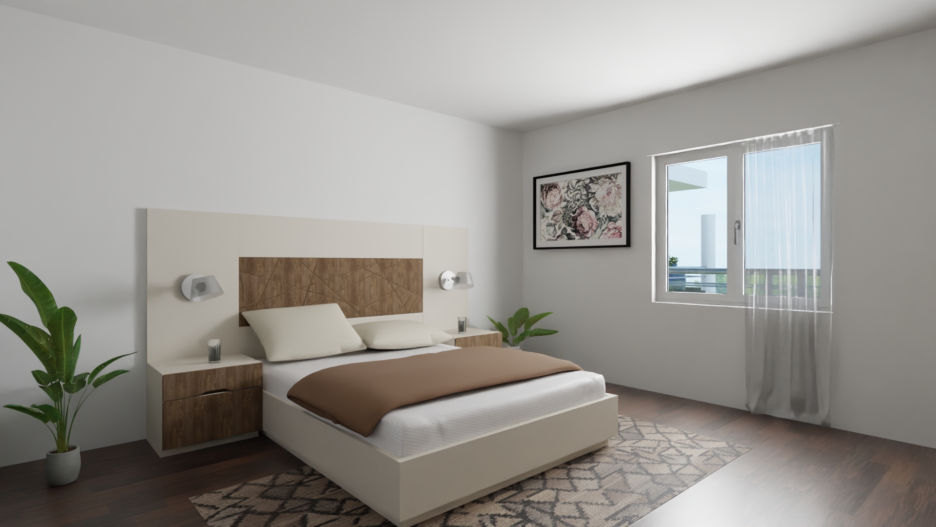 Elternschlafzimmer im EG