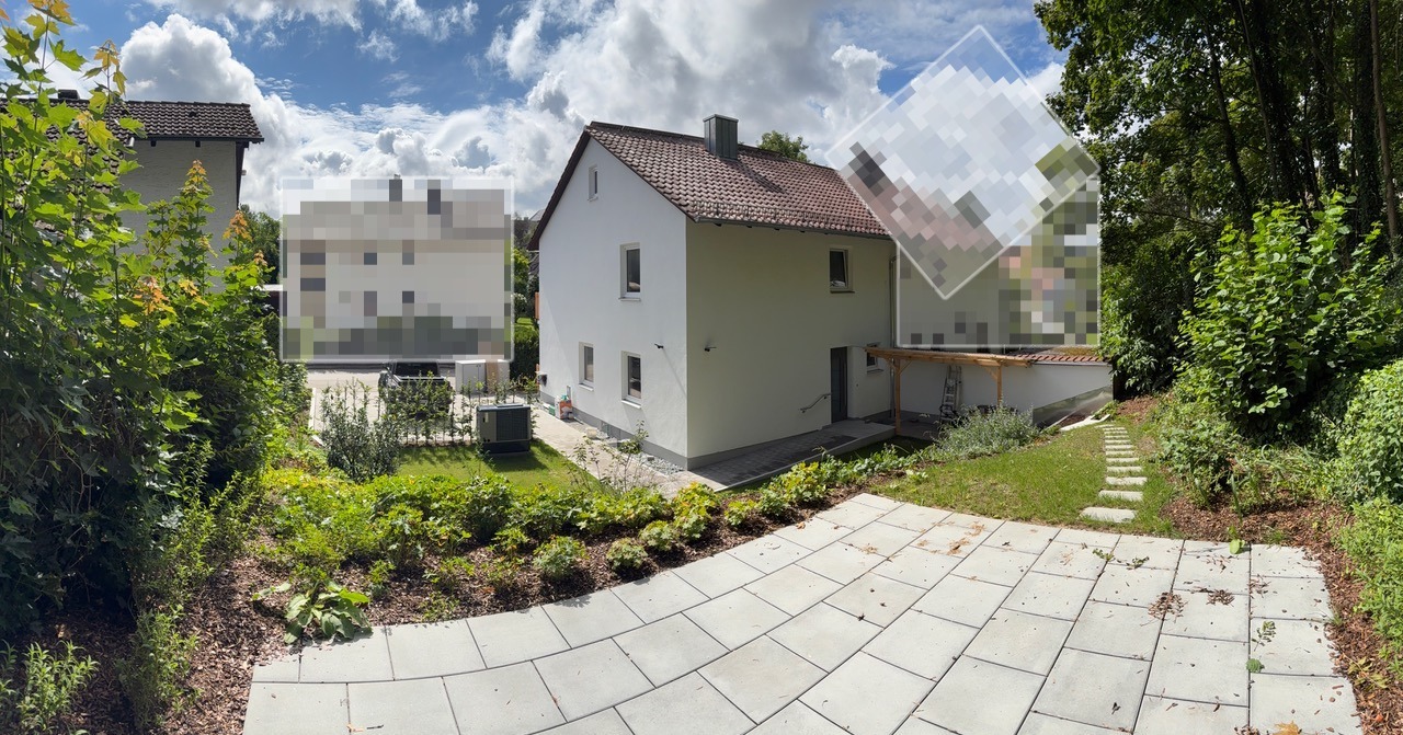 Pixel-2 - Hausansicht - Terrasse