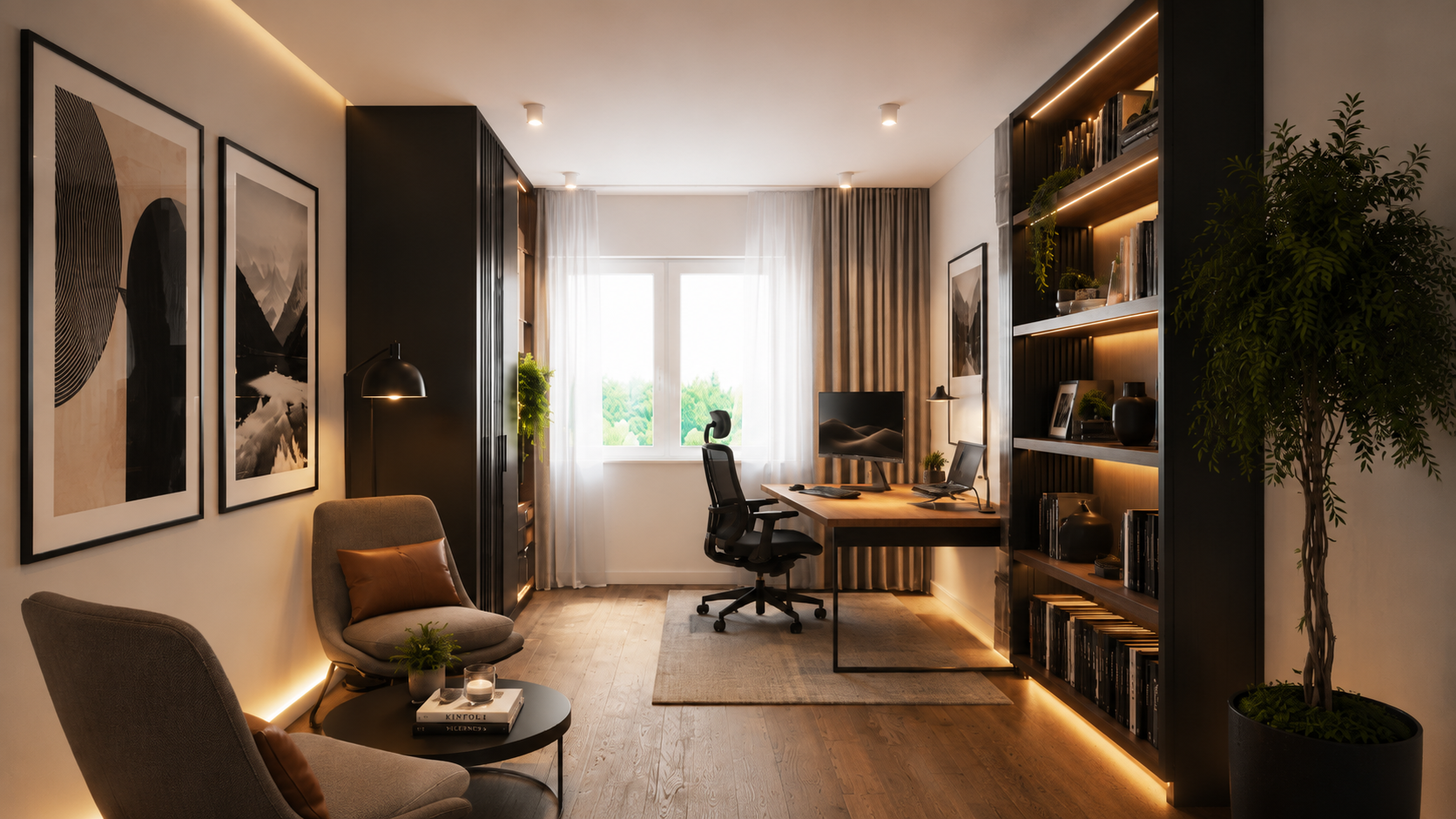 Alternative Arbeitszimmer