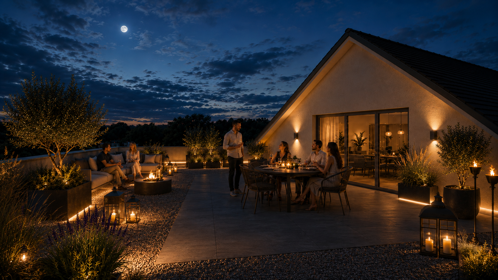 Die Dachterrasse